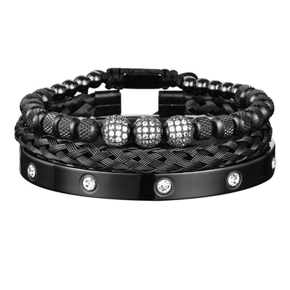 3 Pulseiras Masculinas Royal