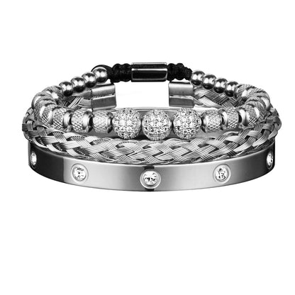 3 Pulseiras Masculinas Royal