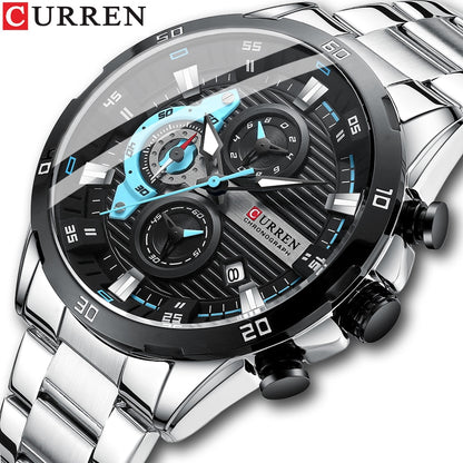 Relógio Curren New Chronograph 8402