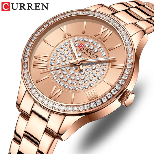 Relógio Curren Feminino Diamond