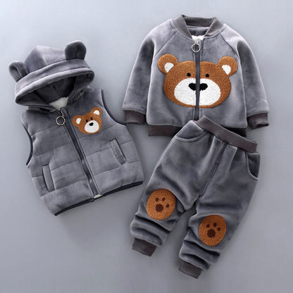 Conjunto de 3 peças de frio para bebês - Baby Bear ™