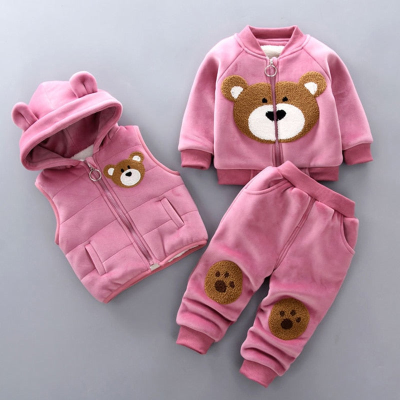 Conjunto de 3 peças de frio para bebês - Baby Bear ™