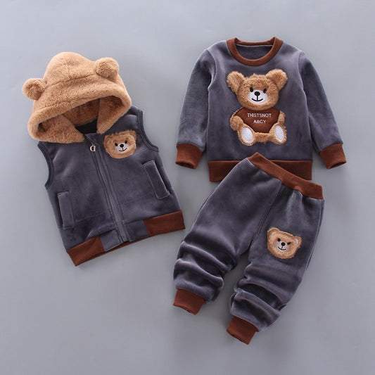 Conjunto de 3 peças de frio para bebês - Baby Bear ™