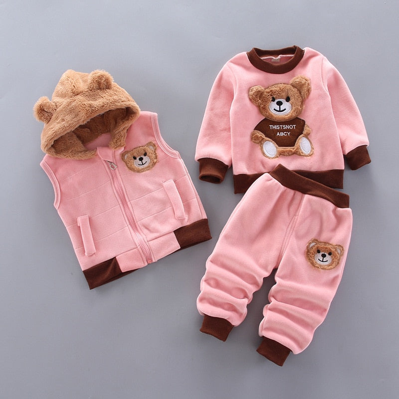 Conjunto de 3 peças de frio para bebês - Baby Bear ™