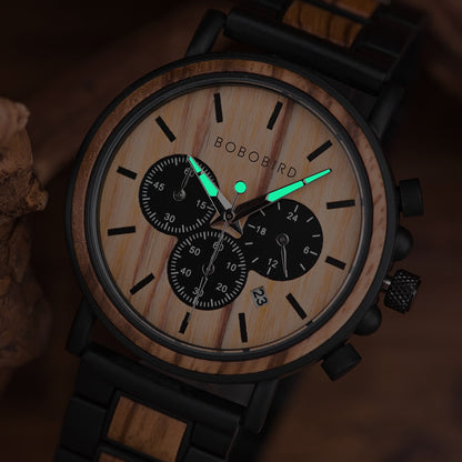 Relógio Bobo Bird Chronograph GP009