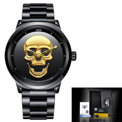 Relógio Masculino Skull Full